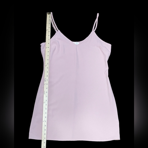 💕💕Love, Fire Pink Cami Slip Dress with Adjustable Spaghetti Strap… - Picture 13 of 16